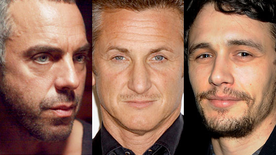Titus Welliver, Sean Penn, James Franco Titus Welliver, Sean Penn, James Franco